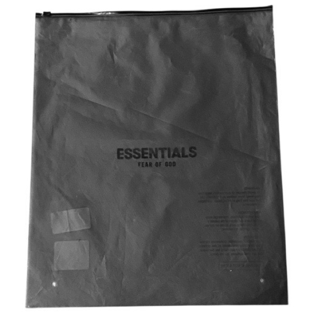 Essentials Plastic Bag Ziplock Resealable Shirt Hoodie Clothing Travel Bag Gift